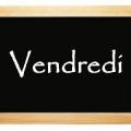 Ardoise vendredi seul