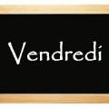 Ardoise vendredi seul